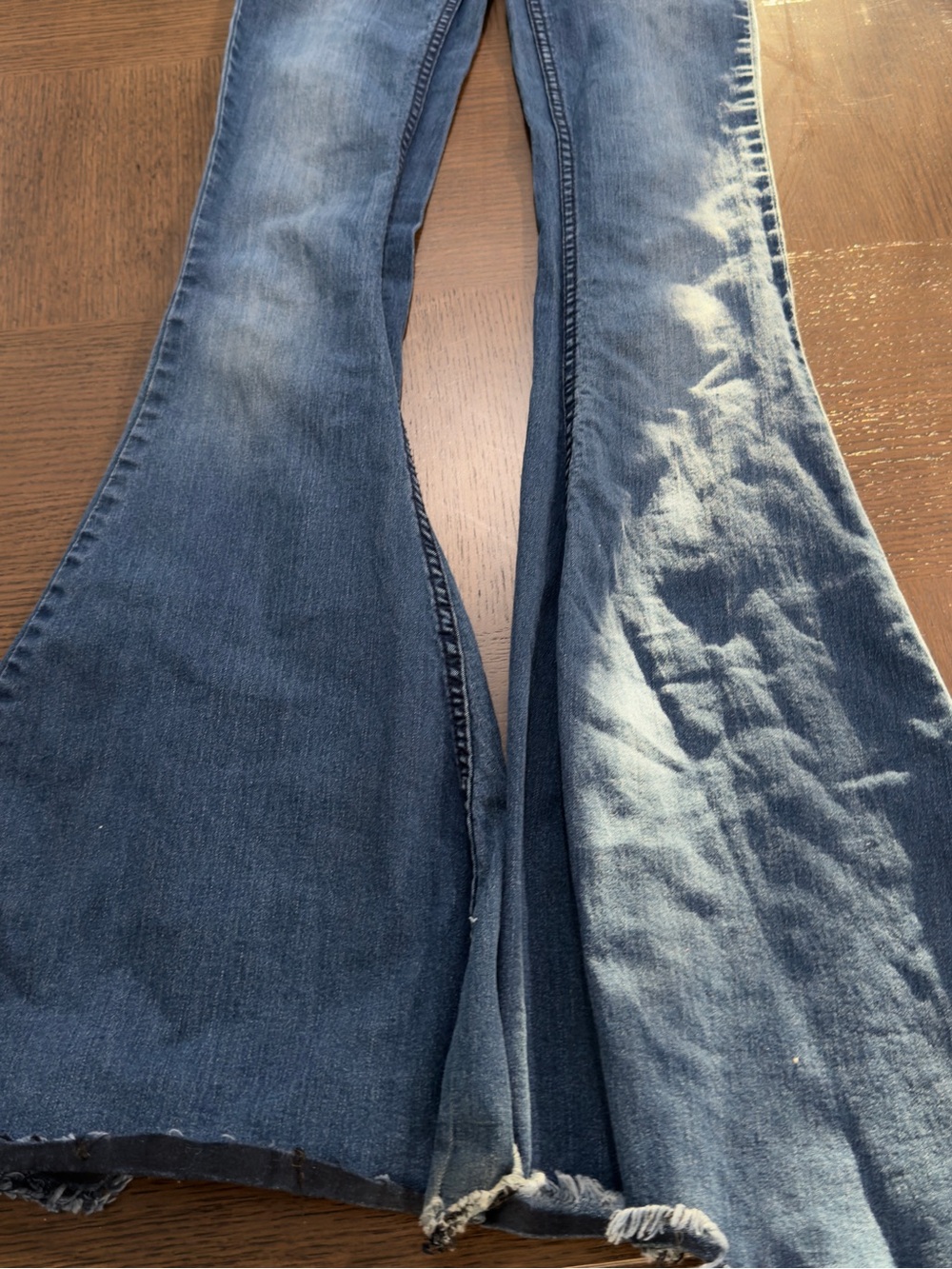 Free People We The Free Just Float On Flare Jeans 24 Bell Bottom Blue sku 34 - Picture 8 of 12